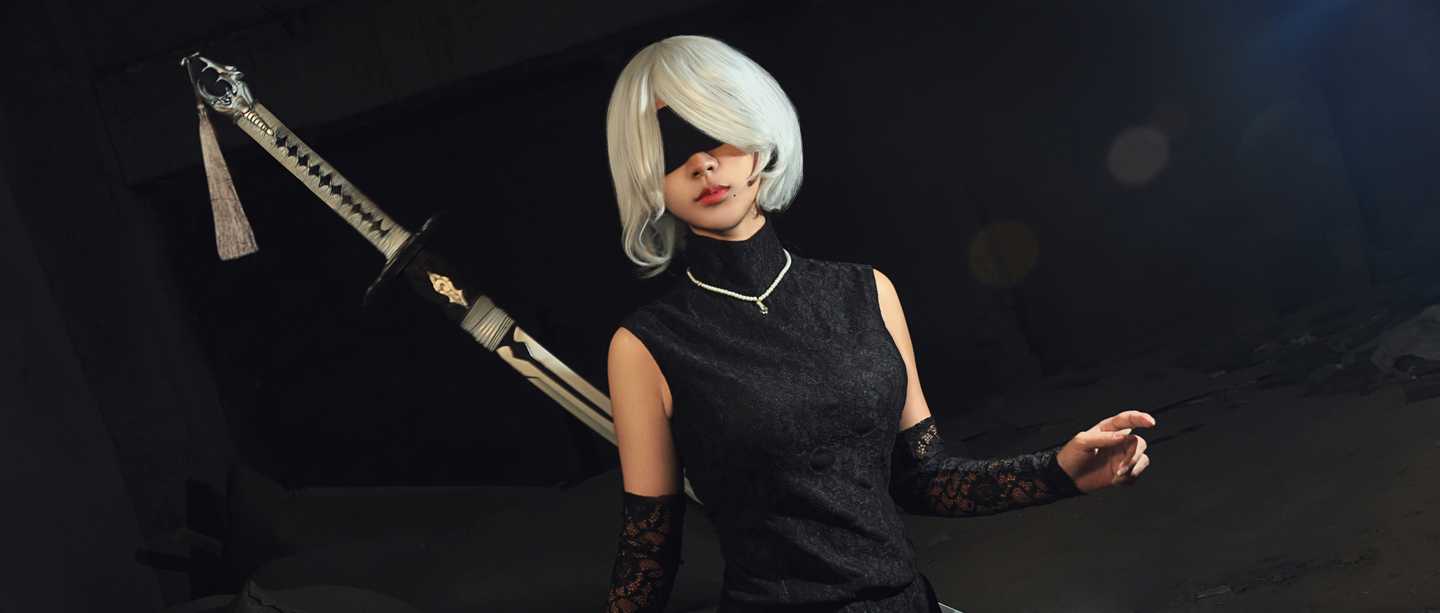 《C站·第3021期》尼尔机械纪元同人旗袍