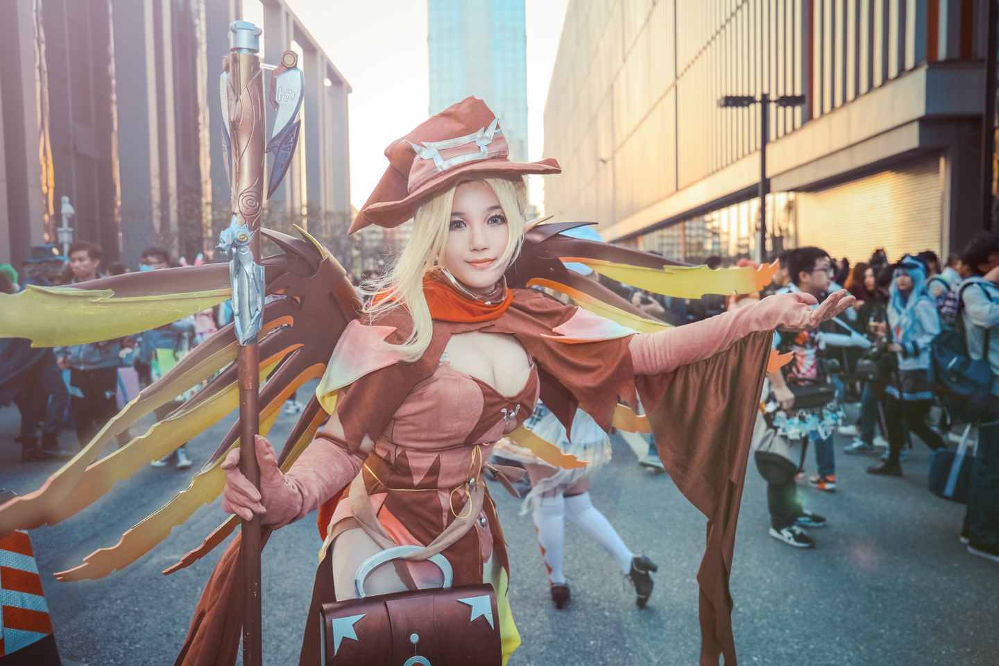 《C站·第3146期》守望先锋天使COSPLAY