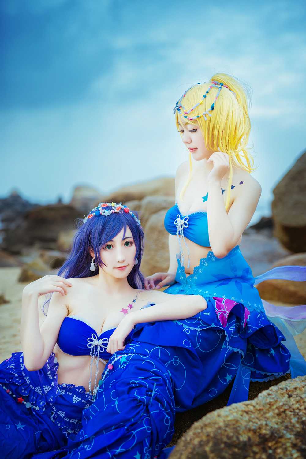 《C站·lolita·第947期》lovelive东条希绘里沙滩恋