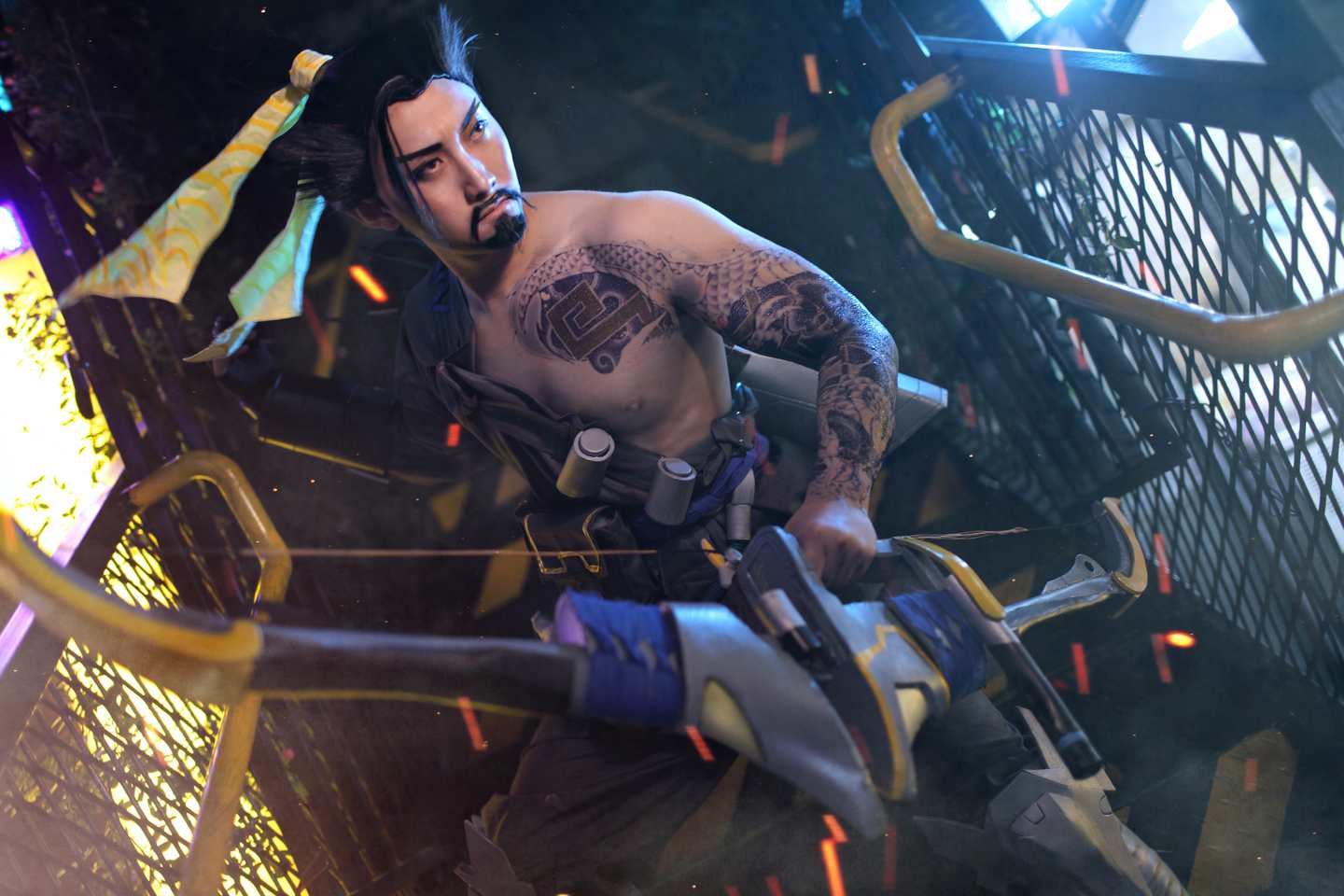 《C站·第3135期》守望先锋半藏COSPLAY