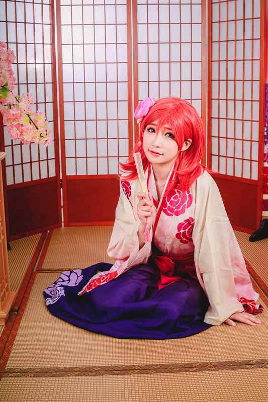 《C站·lolita·第824期》LOVELIVE!Maki同人和服