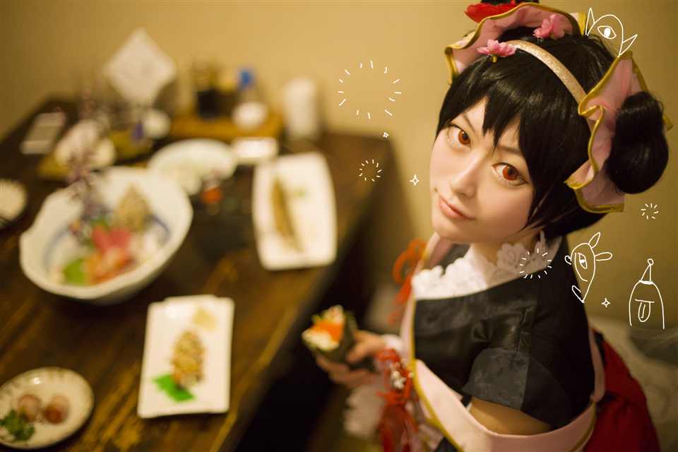 《C站·lolita·第375期》超可爱的女仆吃完饭我们可以一起去放烟花吗？