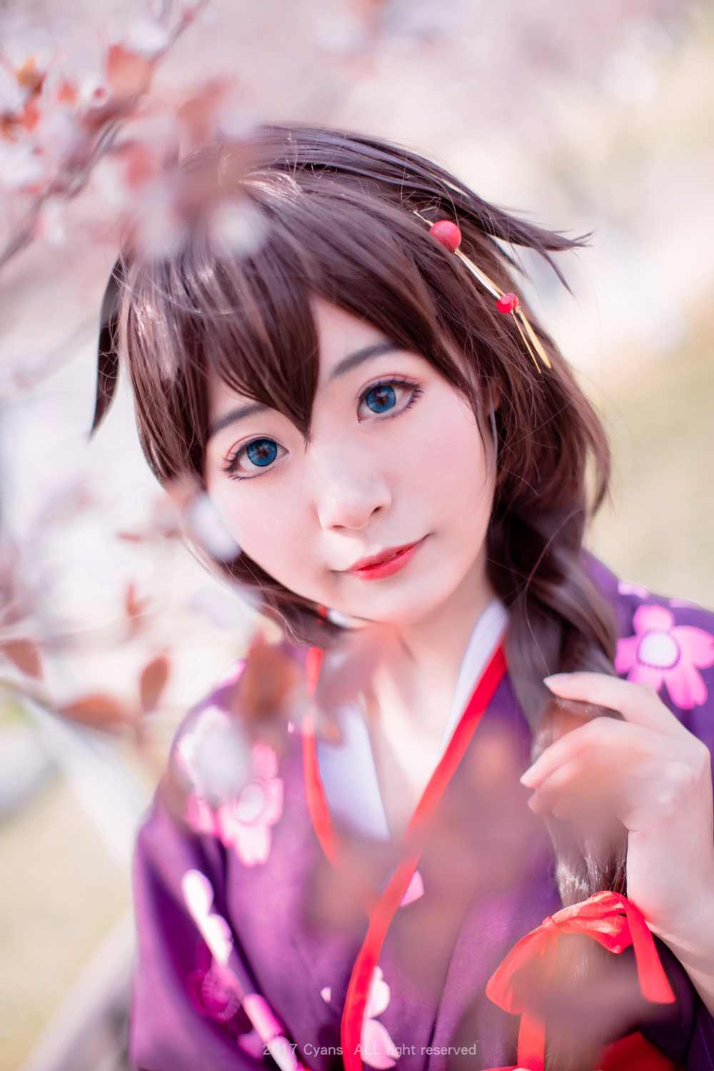 《汉服第580期》舰娘时雨和服