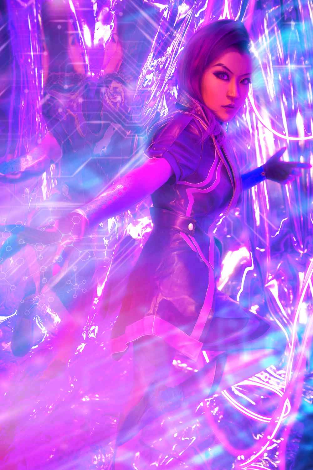 《C站·第3139期》守望先锋黑影cosplay