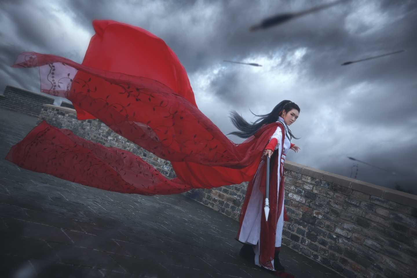 《汉服第802期》风起天阑谢婉狂风战火中的木兰姐姐