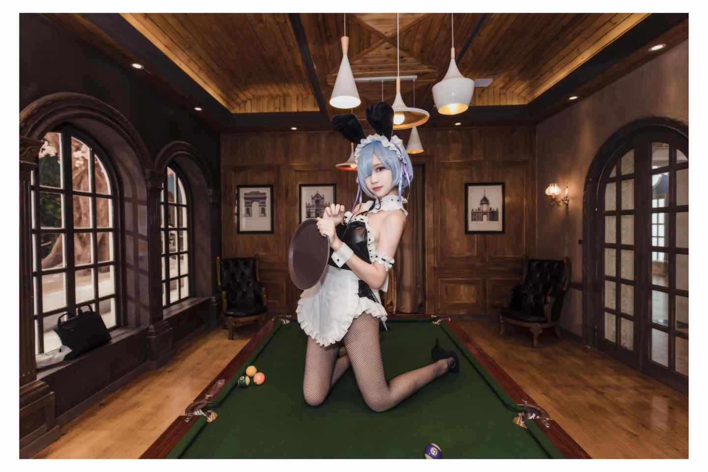 《C站·lolita·第1153期》蕾姆兔女郎在线翻牌