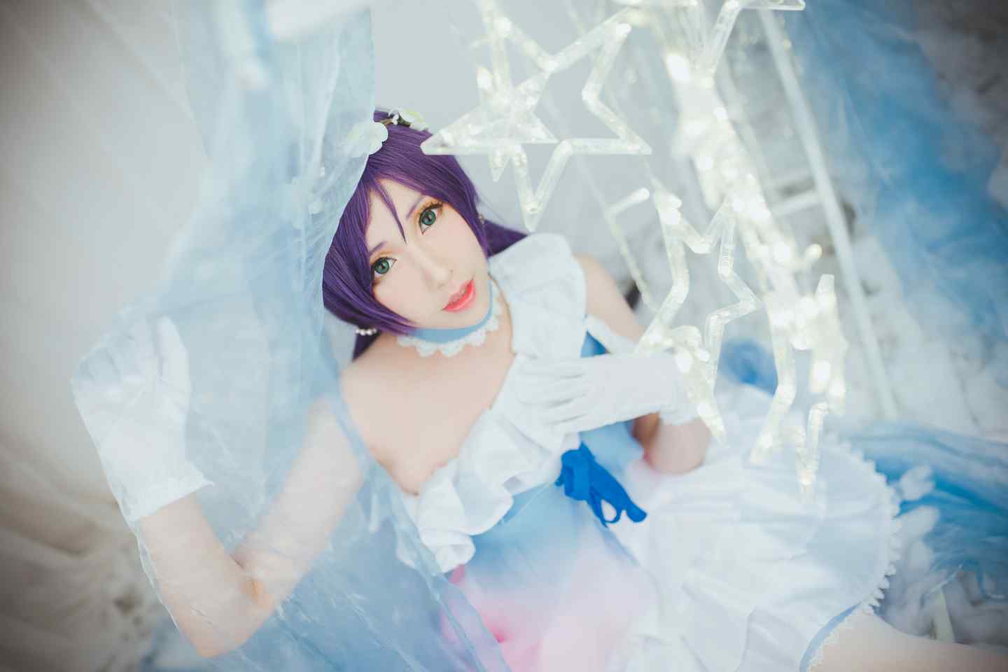 《C站·lolita·第1069期》蓝纱打歌服东条希