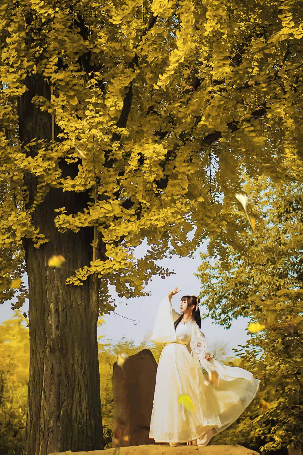 《汉服第359期》汉服私影  青山绿水，白草红叶黄花