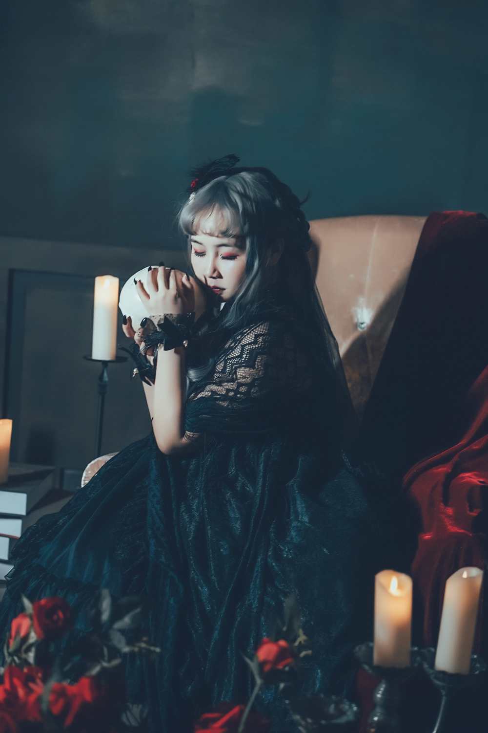 《C站·lolita·第1143期》哥特风Lolita私影