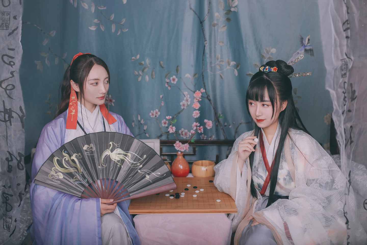 《汉服第346期》汉服 闲厅对弈