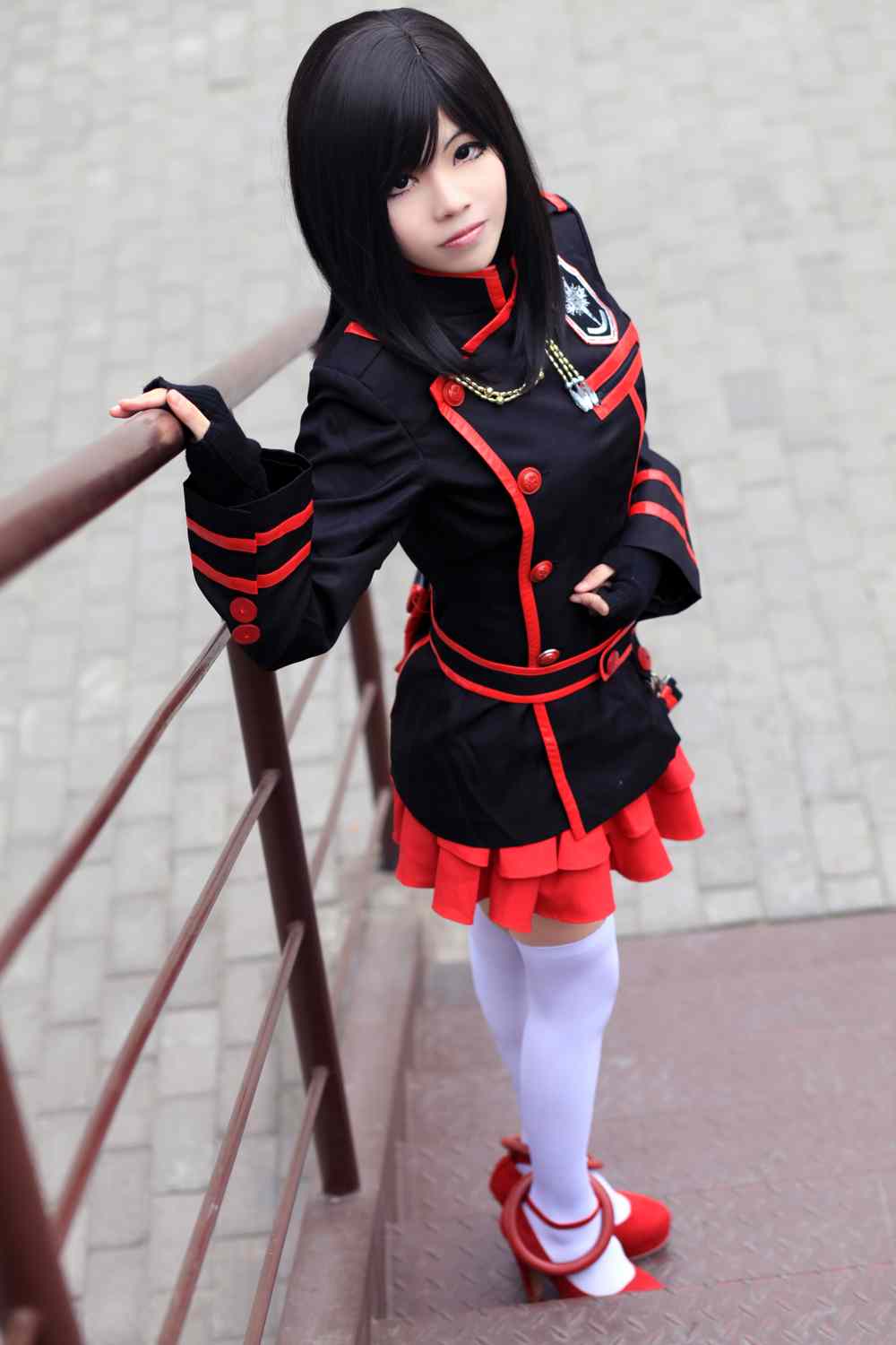 《C站·lolita·第383期》白丝女警梓宅 驱魔少年又是冬天低温小战士！