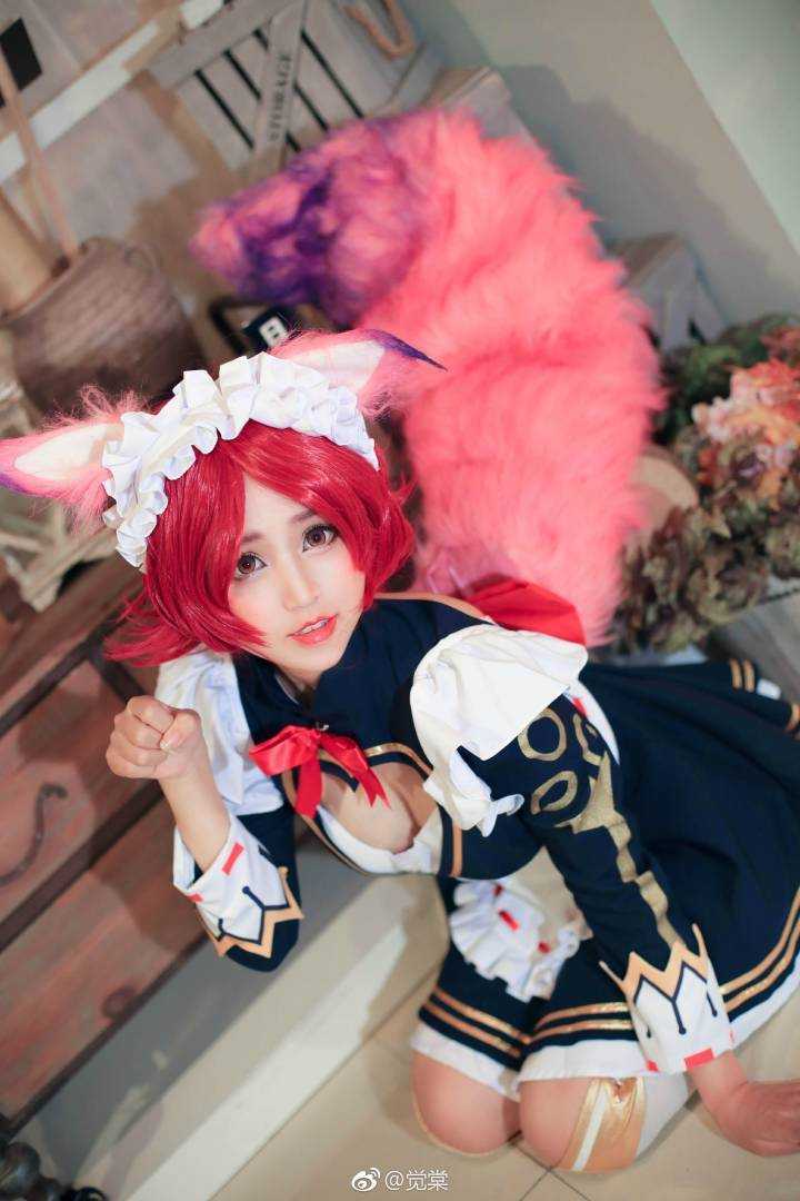 《C站·lolita·第378期》女仆妲己很耀眼的同事也很妖艳