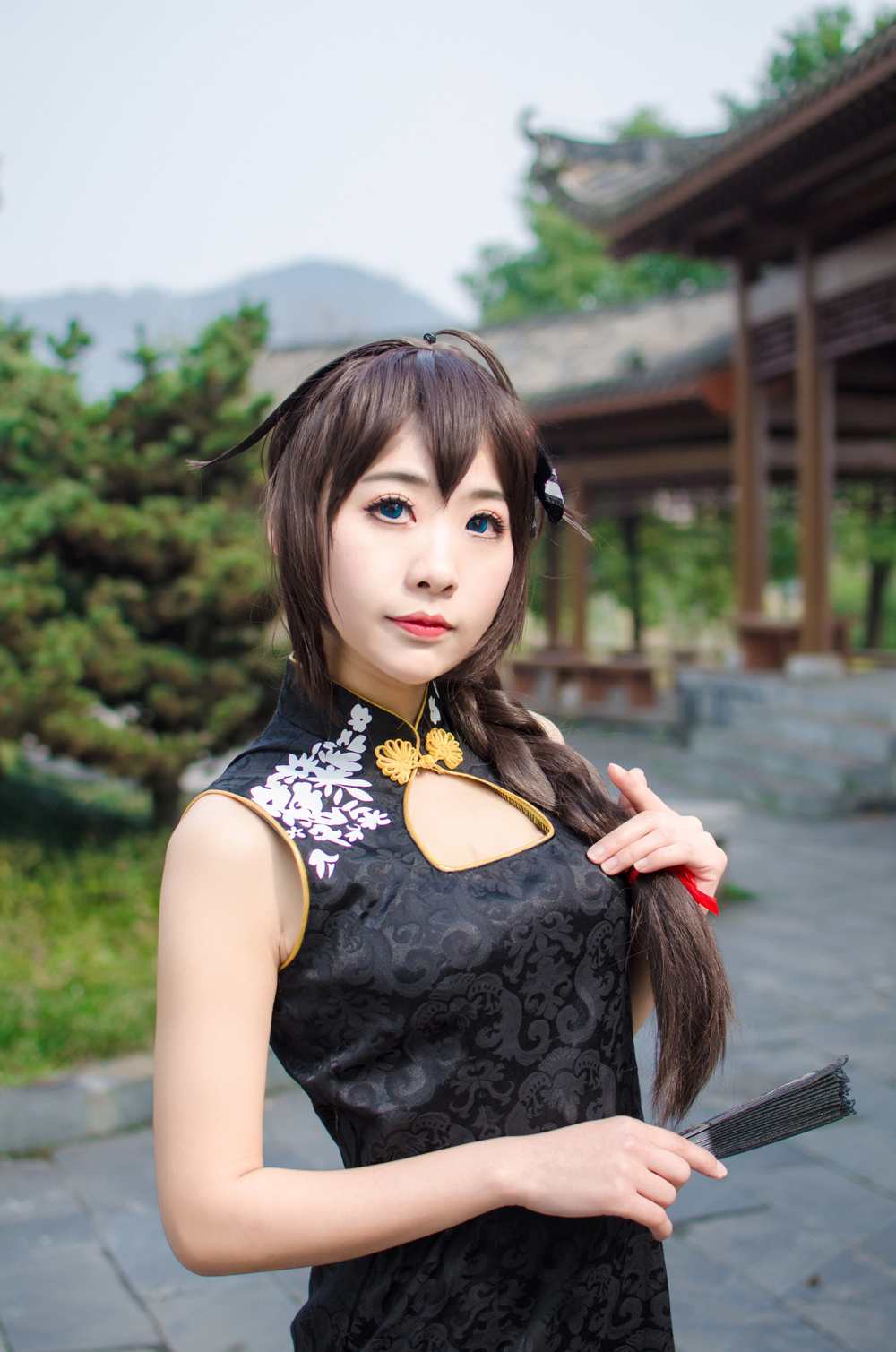 《汉服第581期》舰娘时雨旗袍