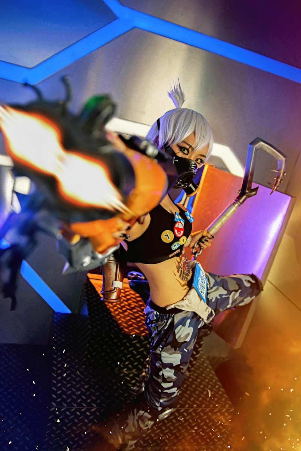 《C站·第3141期》守望先锋路霸cosplay