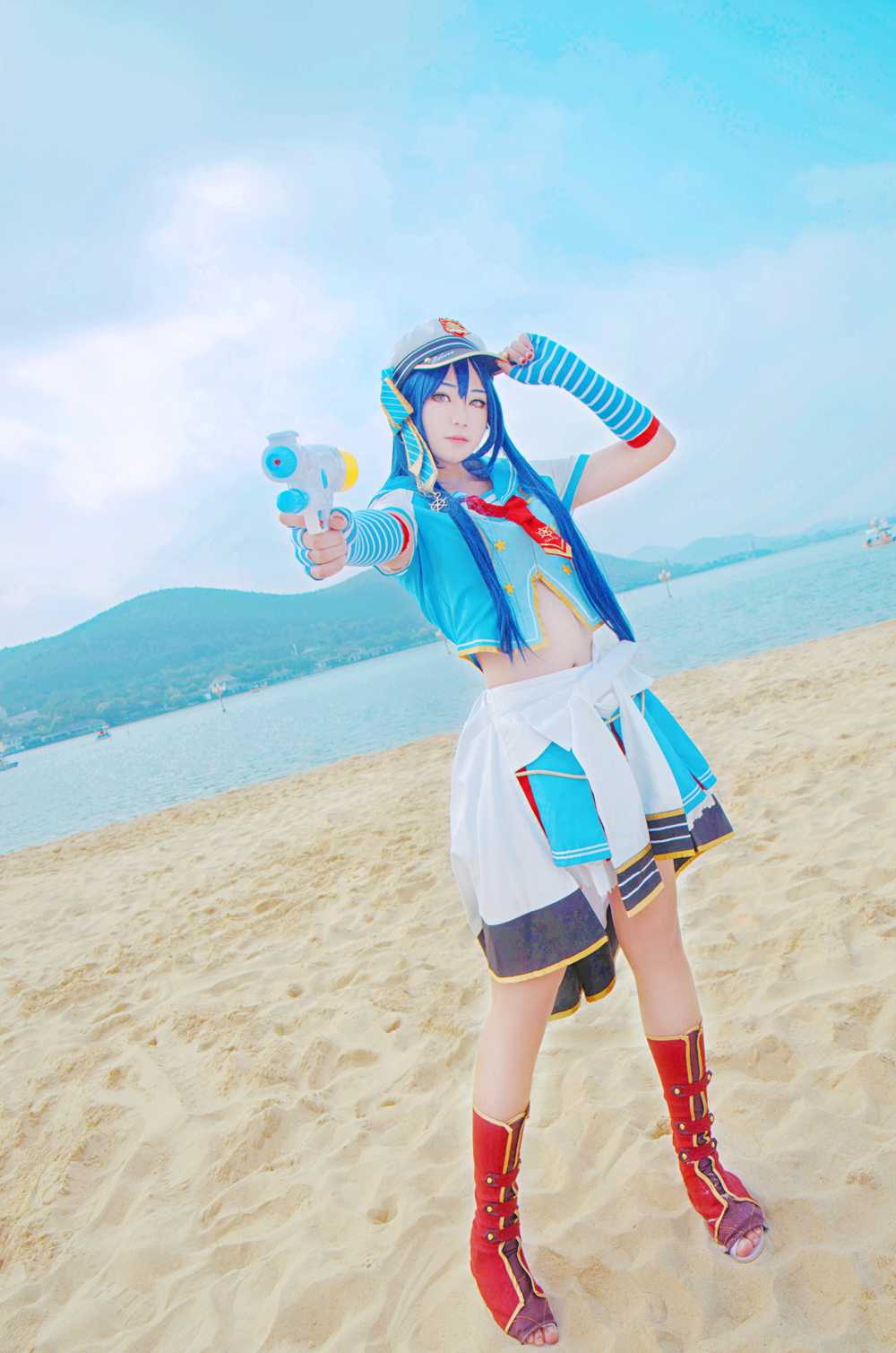 《C站·lolita·第612期》lovelive!沙滩边红靴子觉醒