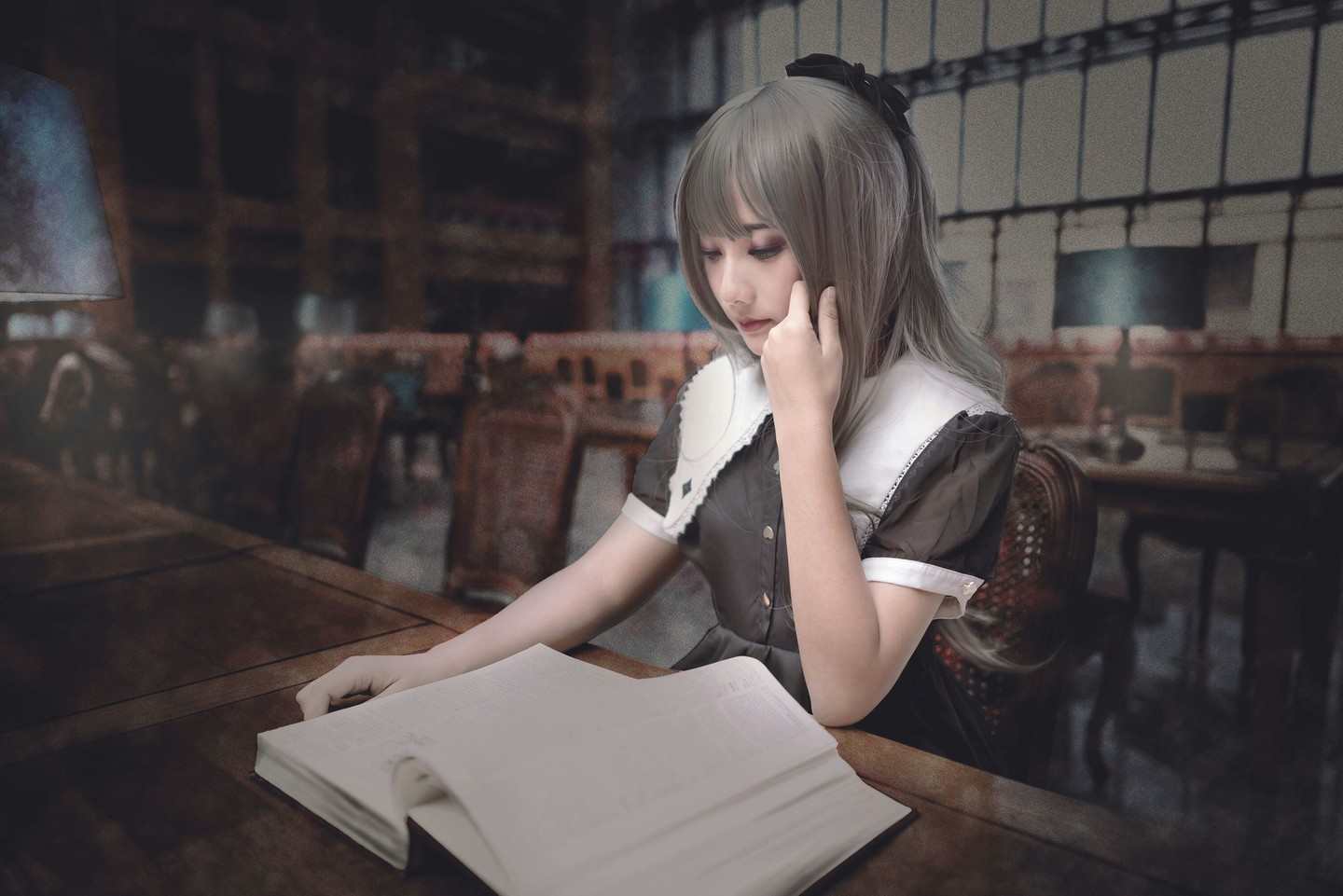 《C站·lolita·第382期》图书馆遇到的看书小姐姐难道是我的学姐！