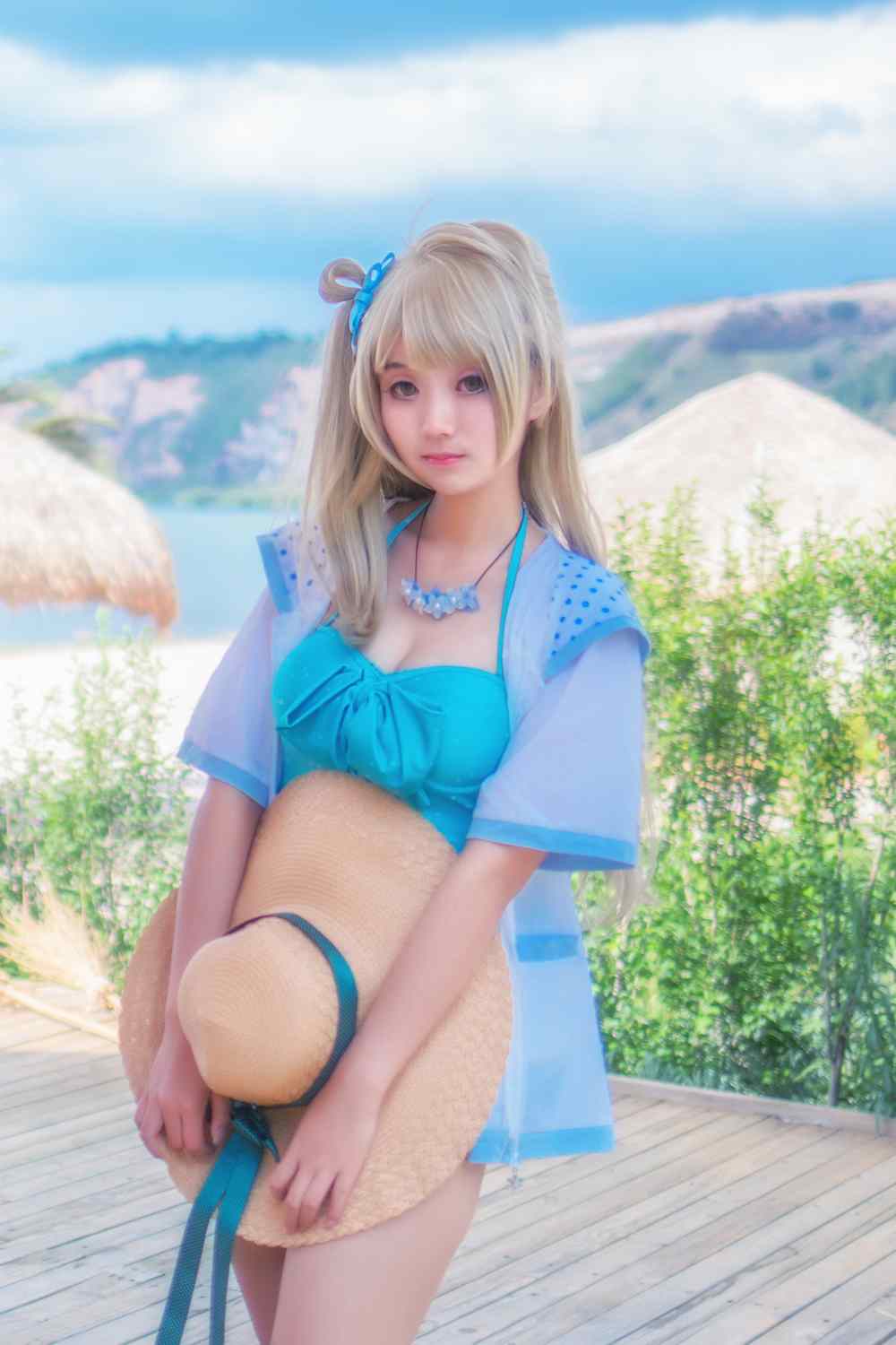 《C站·lolita·第969期》lovelive南小鸟水着觉醒