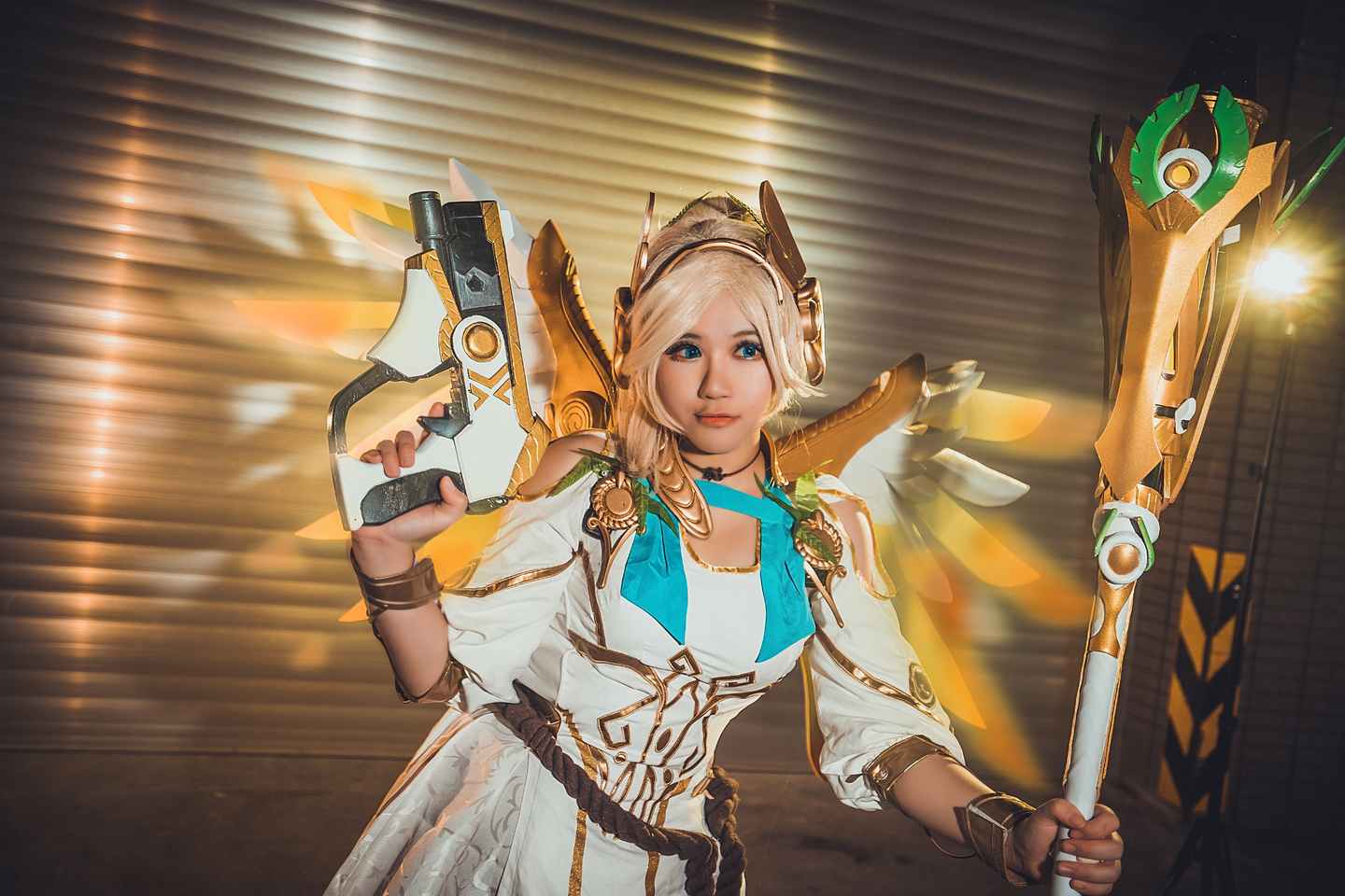 《C站·第3143期》守望先锋胜利女神天使COSPLAY