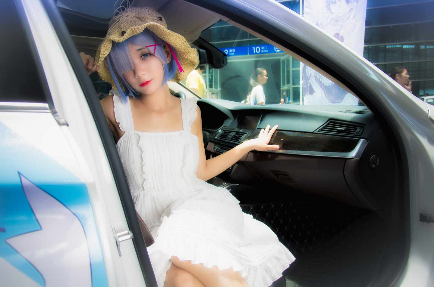 《C站·lolita·第1149期》蕾姆同人白裙