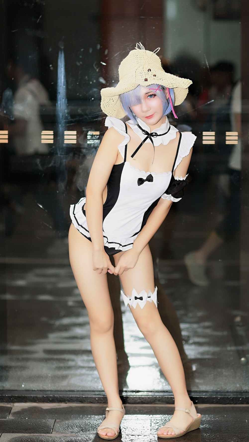 《C站·lolita·第1150期》蕾姆同人水着