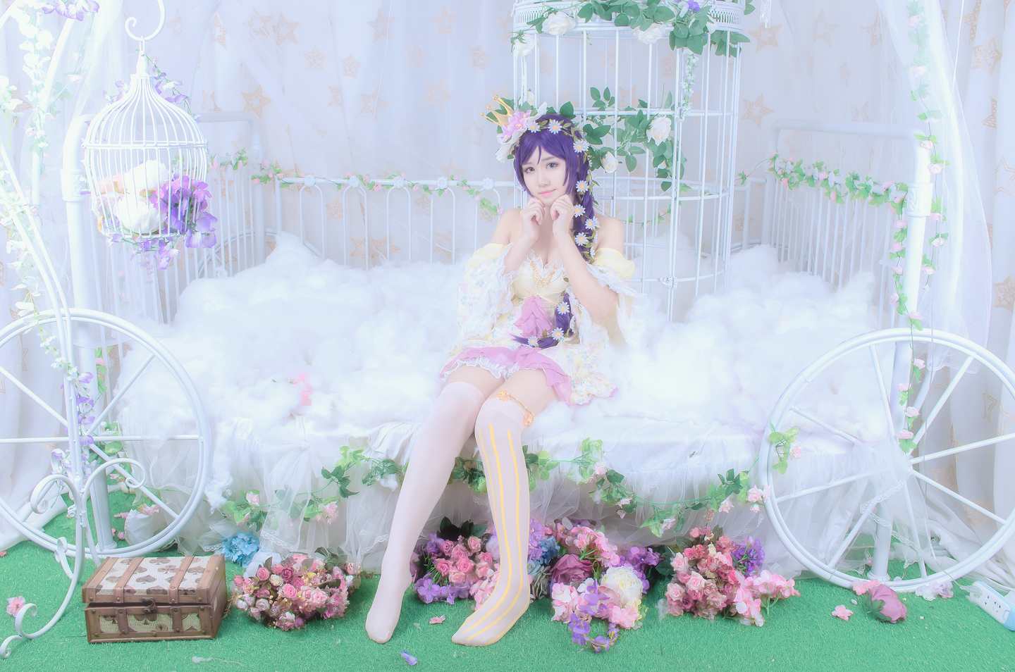 《C站·lolita·第1059期》东条希童话长发公主