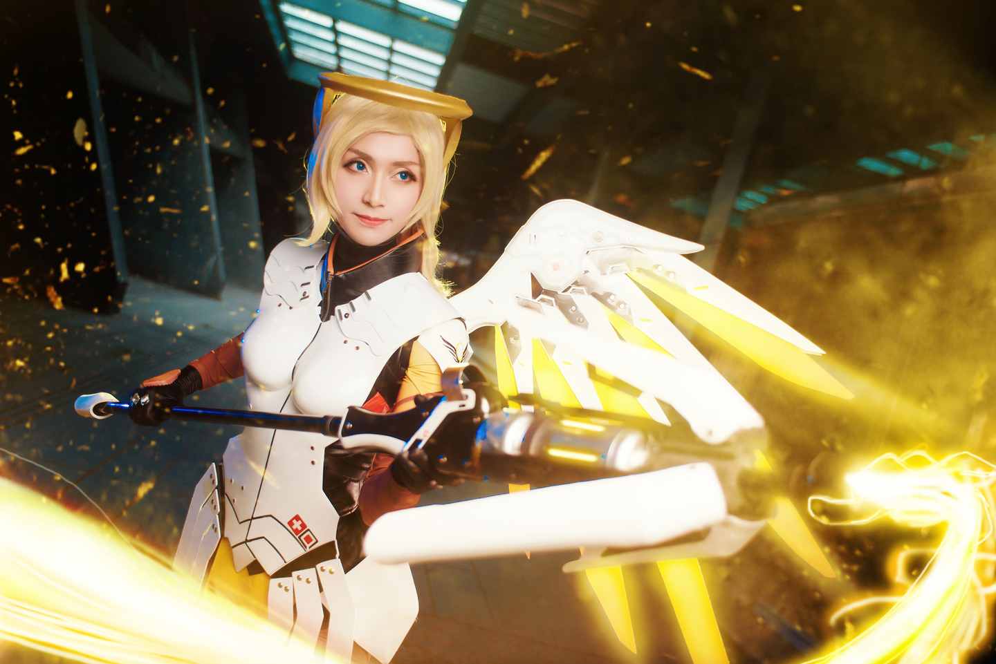 《C站·第3146期》守望先锋天使COSPLAY