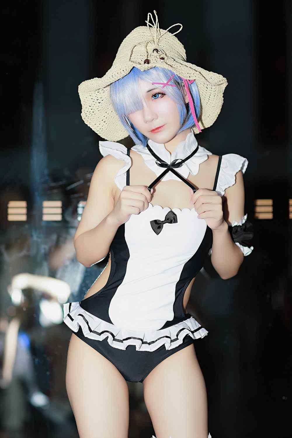 《C站·lolita·第1150期》蕾姆同人水着