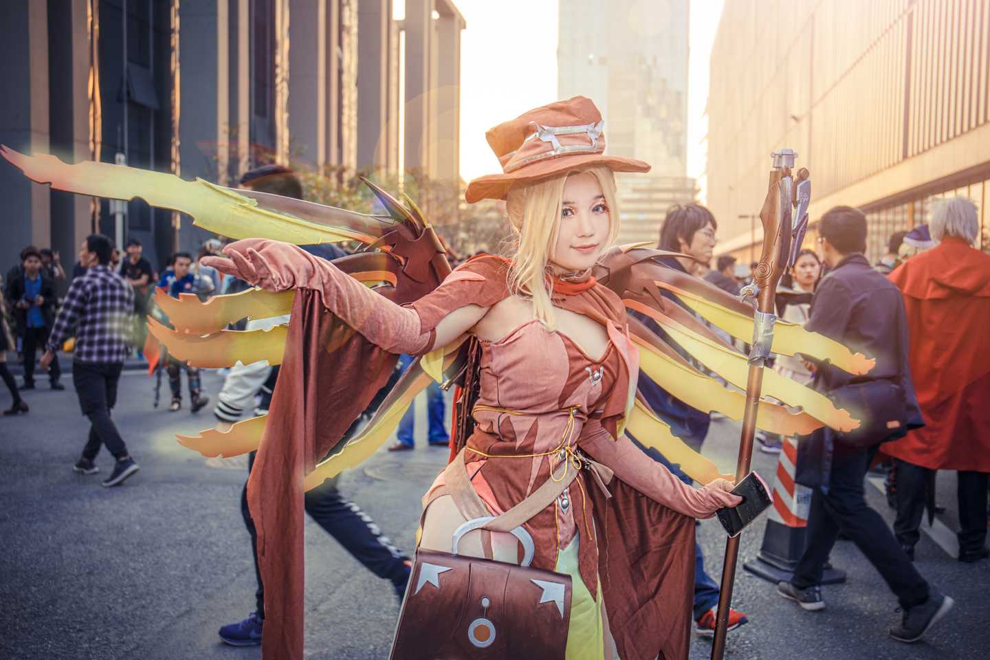 《C站·第3146期》守望先锋天使COSPLAY