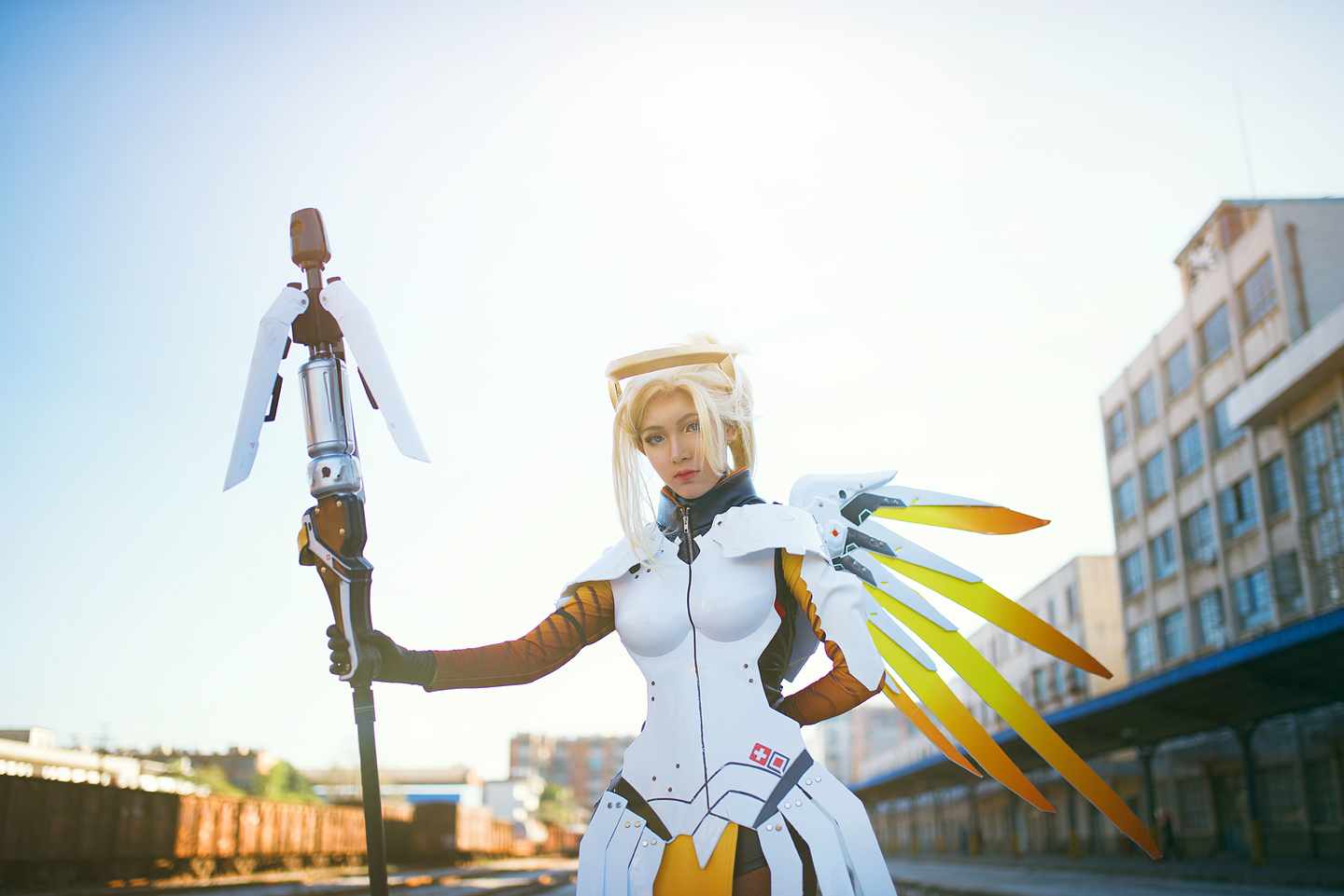 《C站·第3146期》守望先锋天使COSPLAY