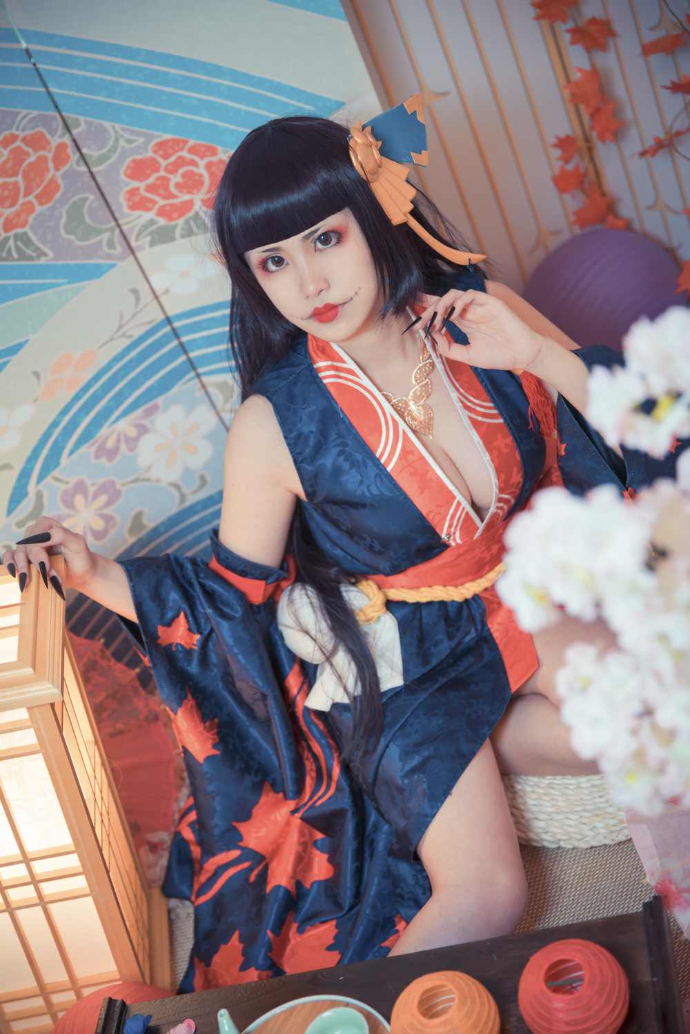 《C站·第3297期》阴阳师鬼女红叶cosplay