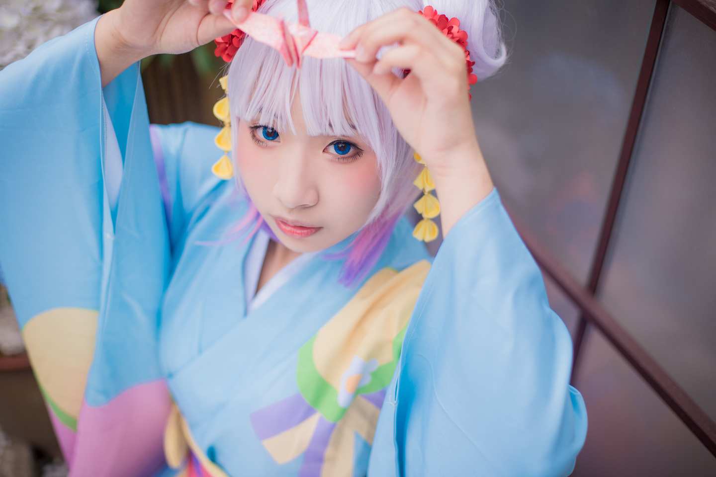 《C站·lolita·第1211期》小林家龙女仆蓝