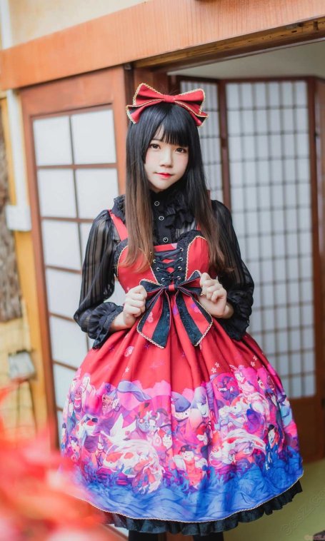 《C站·lolita·第1269期》樱花和风洛丽塔