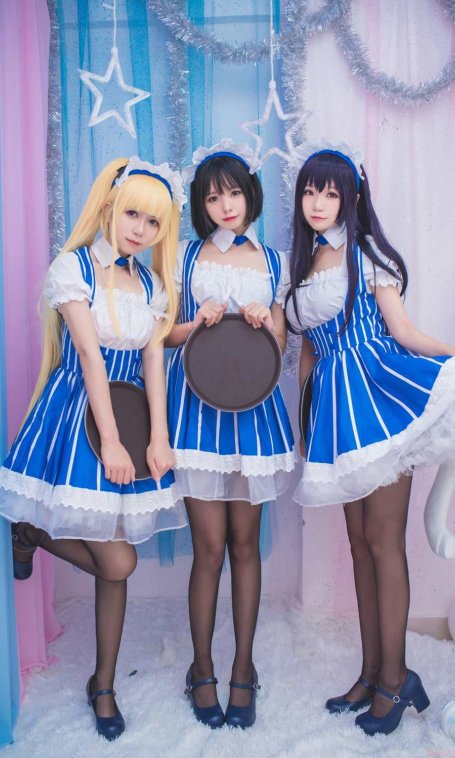 《C站·lolita·第1274期》三个女仆
