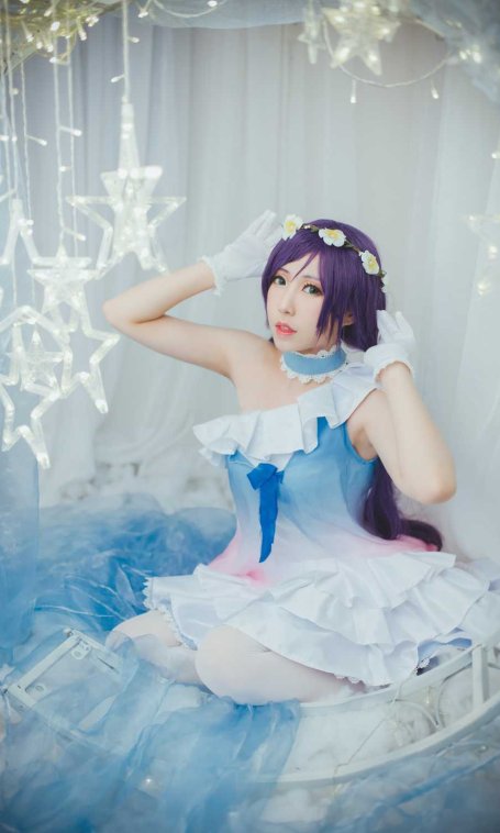 《C站·lolita·第1069期》蓝纱打歌服东条希