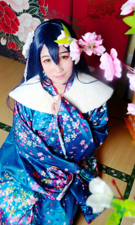 《C站·lolita·第1081期》园田海未 和服未觉醒