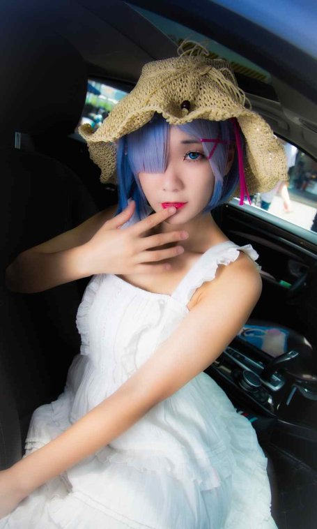 《C站·lolita·第1149期》蕾姆同人白裙