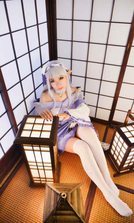 《C站·lolita·第1049期》从零开始的异世界生活艾米莉亚和服