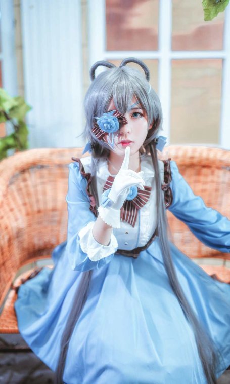 《C站·lolita·第1092期》Vsinger 山茶洛天依