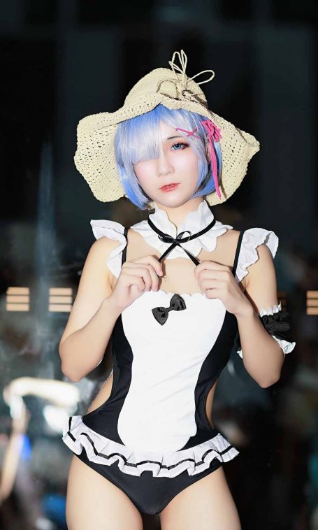 《C站·lolita·第1150期》蕾姆同人水着