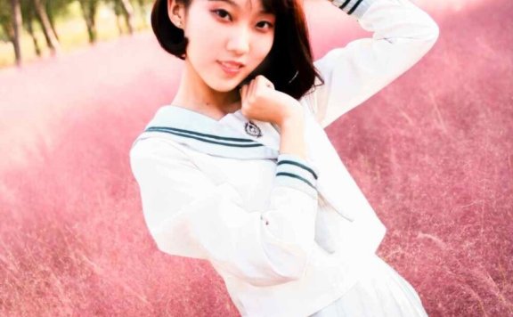 《C站·JK·第5期》小公主沉浸在粉色的花海
