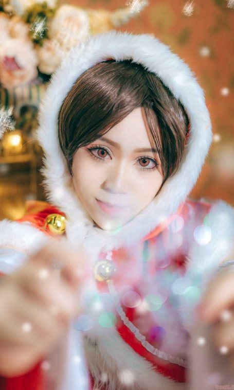 《C站·第1071期》貂蝉圣诞恋歌cospaly