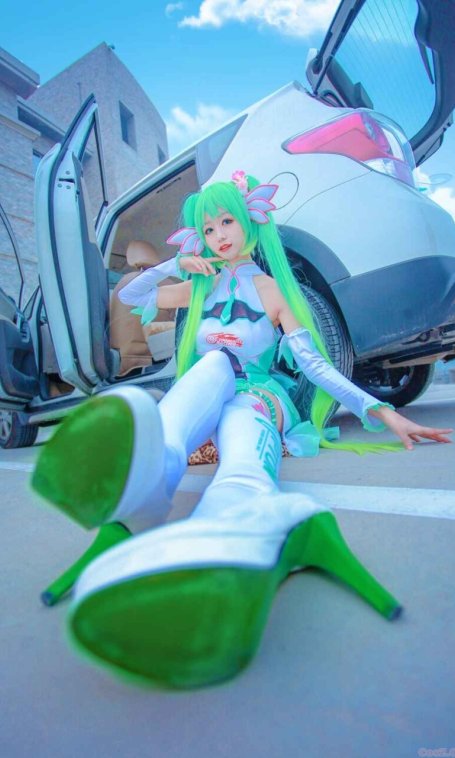 《C站·第1092期》MIKU赛车娘