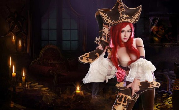 《C站·第1980期》英雄联盟 赏金猎人 厄运小姐