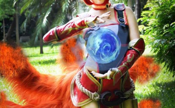 《C站·第1988期》英雄联盟焰尾妖狐阿狸Cosplay